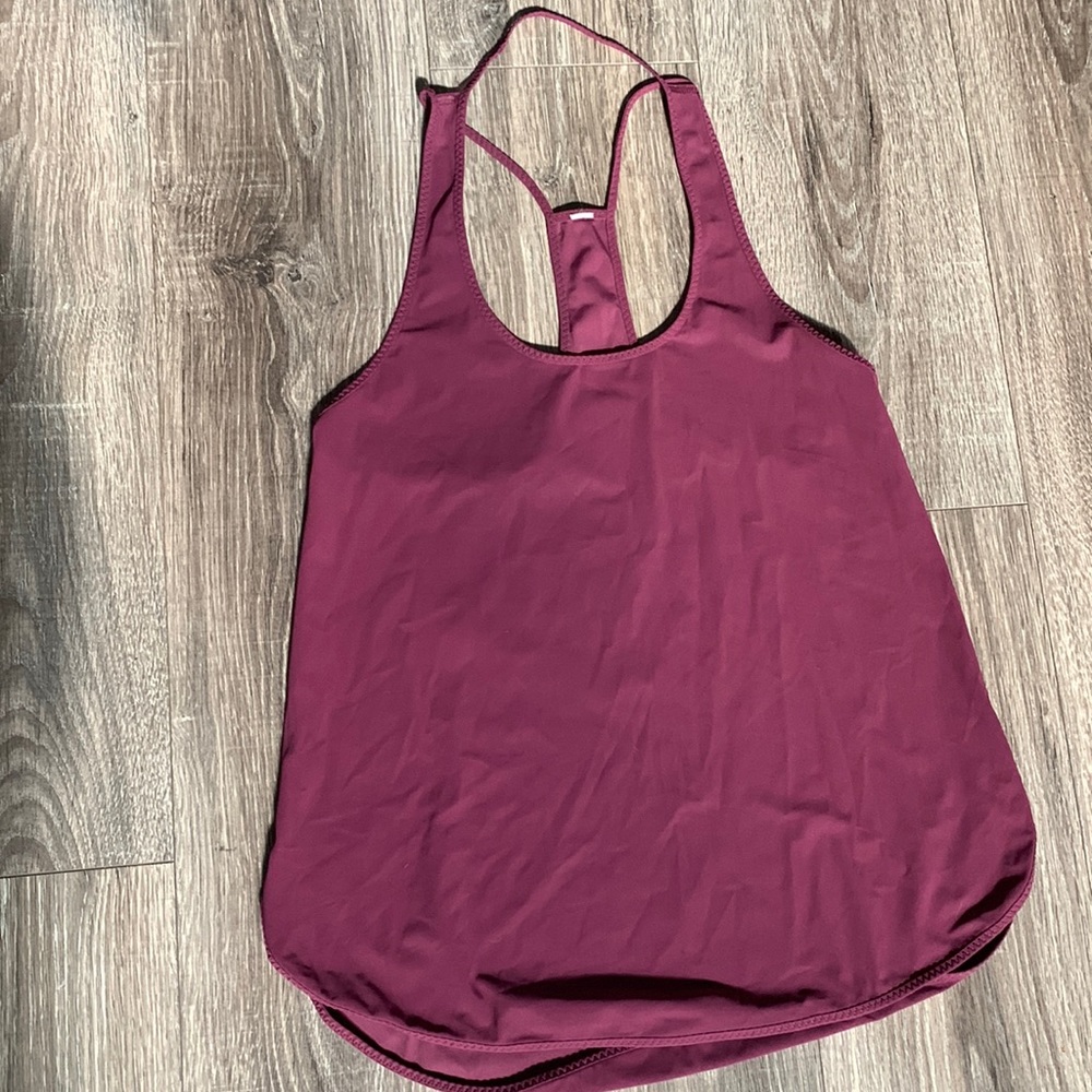 Maroon Lululemon Workout Tank